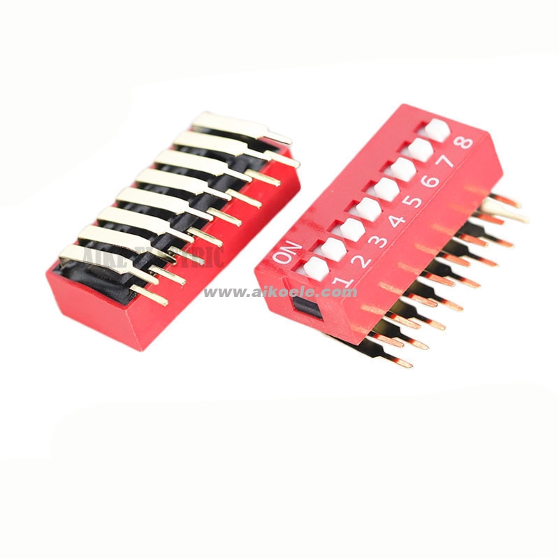 DIP Switch 8P 90degree