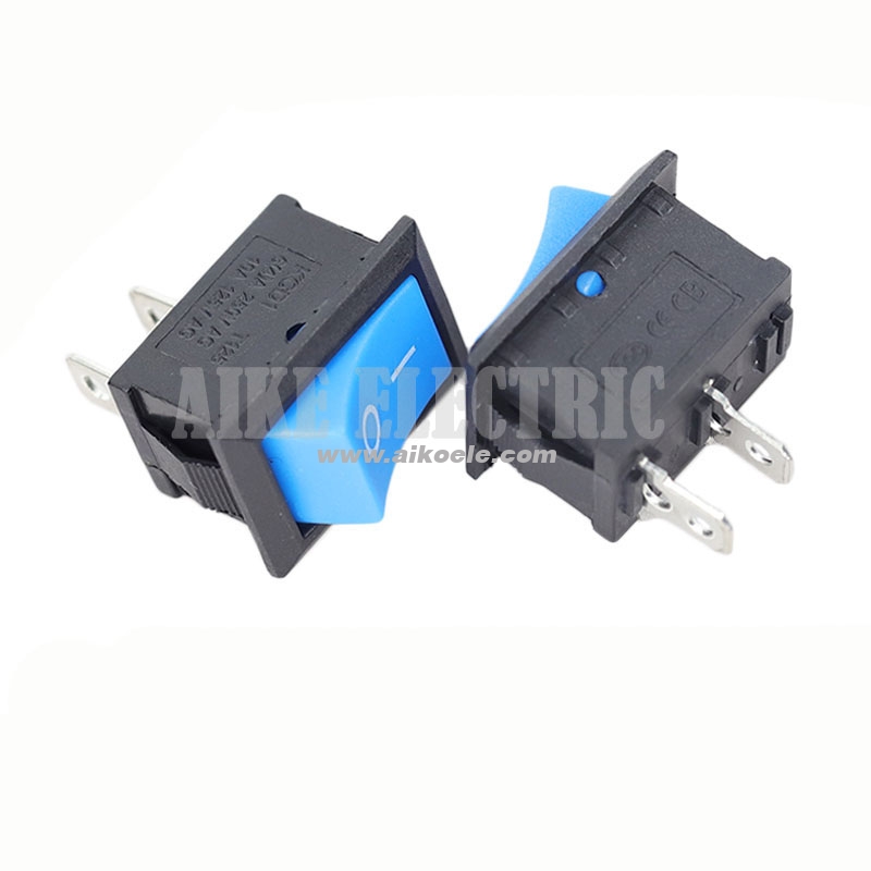 KCD1-101-BU Ship type switch 2nd gear blue button switch high current rocker switch 